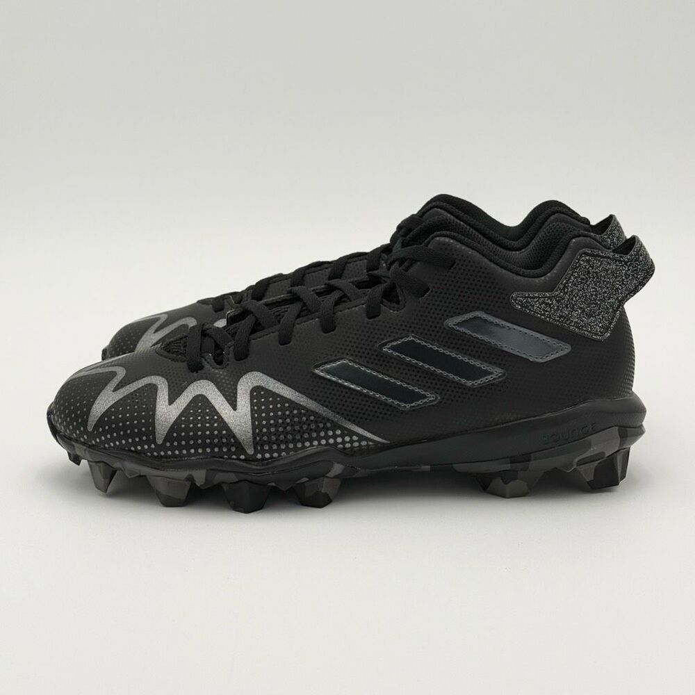 Adidas Freak Spark MD Football Cleats in Black Metallic US Big Kids 5.5 - Picture 7 of 12